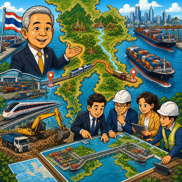 Thailand Percepat Projek ‘Land Bridge’ Bernilai RM31 Bilion, Alternatif Kepada Laluan Selat Melaka