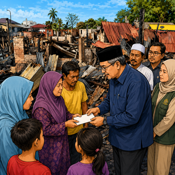 Penempatan Baharu Mangsa Kebakaran Kampung Gok Kapur Akan Diteliti Kerajaan Negeri